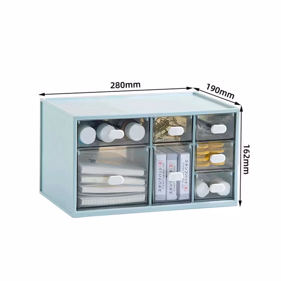 Günstige Plastikschubladen-Typ-Finishing-Desktop-Hautpflege-Lippenstift-Kosmetik-Kunststoffbox